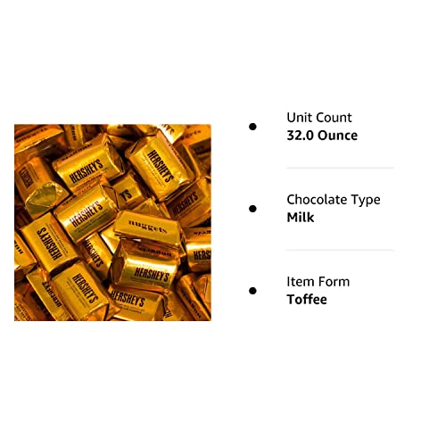 Hersheys Gold Nuggets Extra Creamy Milk Chocolate Covered Toffe... Hersheys Gold Nuggets Extra Creamy Milk Chocolate Covered Toffe...