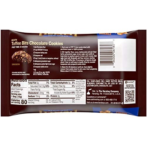 Hersheys Heath Bits O Brickle Baking Pieces - 8 Oz - 2 Pk