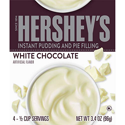 Hersheys Instant White Chocolate Pudding Mix Pack Of 4