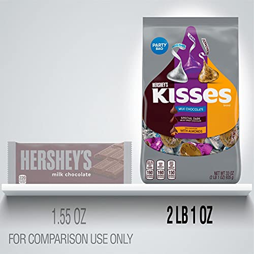 Hersheys Kisses Assorted Chocolate Candy, Easter, 33 Oz Bulk Pa