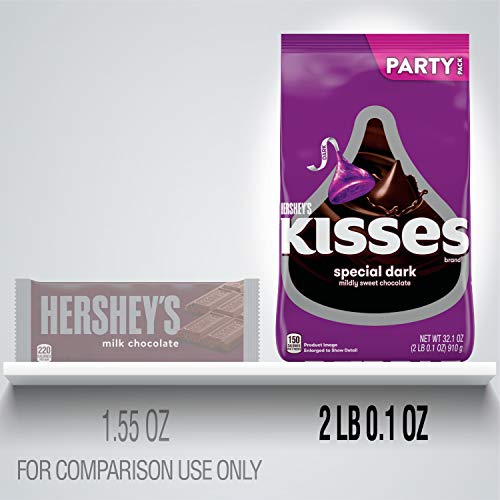 Hersheys Kisses Special Dark Mildly Sweet Dark Chocolate Candy,
