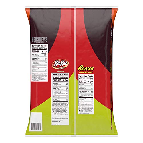 Hersheys, Kit Kat, &Amp; Reeses Bulk Chocolate Candy Variety Pack,
