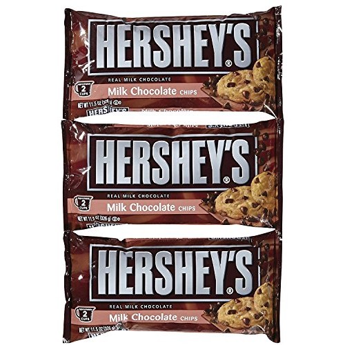 Hersheys Milk Chocolate Baking Chips - 11.5 Oz - 3 Pk