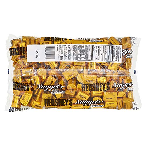 HERSHEYS Nuggests Extra Creamy Milk Chocolate Candy, Bag toffee...