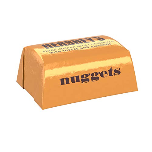 HERSHEYS Nuggests Extra Creamy Milk Chocolate Candy, Bag toffee...