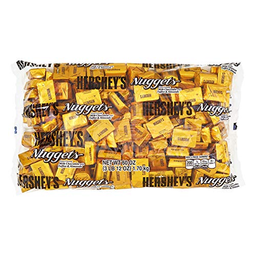 HERSHEYS Nuggests Extra Creamy Milk Chocolate Candy, Bag toffee...