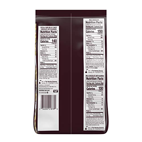 Hersheys Nuggets Assorted Chocolate Candy, Bulk Party Bag, 31.5 Oz