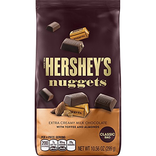HERSHEYS NUGGETS Extra Creamy Milk Chocolate with Toffee and Al...