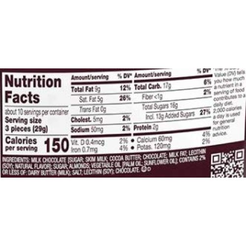 Hersheys Nuggets Milk Chocolate W/ Toffee And Almonds Pack Of 2