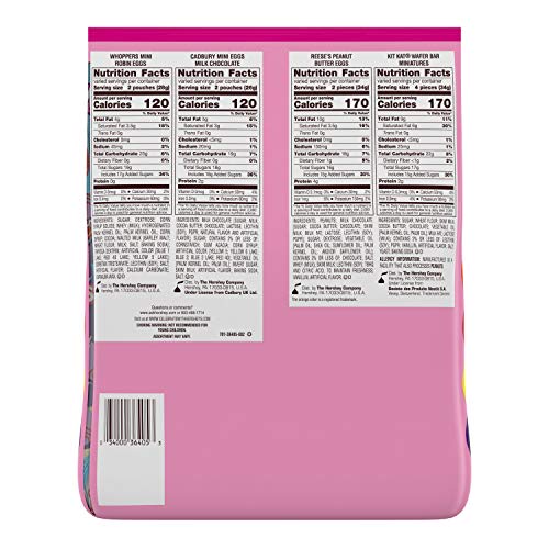 Hersheys Reeses, Kit Kat, Whoppers &Amp; Cadbury Chocolate Assortm