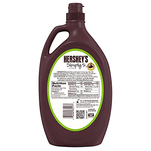 Hersheys Simply 5 Syrup 5 Simple Ingredients Genuine Chocolate