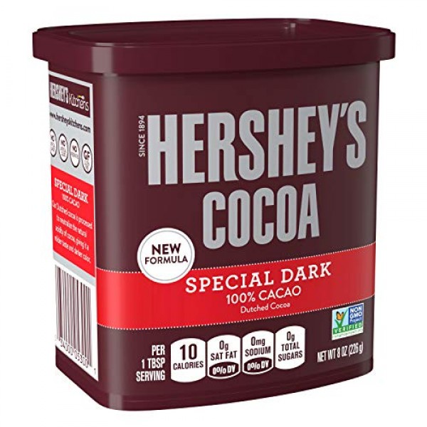 HERSHEYS SPECIAL DARK Baking Cocoa Dutched Cocoa, Gluten Free...
