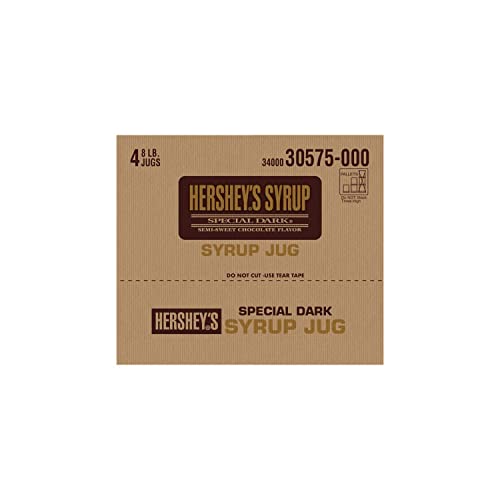 HERSHEYS SPECIAL DARK Chocolate Syrup, Fat Free, Gluten Free, 8...