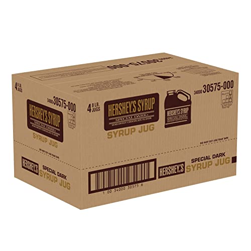 HERSHEYS SPECIAL DARK Chocolate Syrup, Fat Free, Gluten Free, 8...