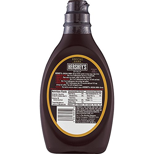 Hersheys Special Dark Syrup Bottle - 22 oz - 3 pk