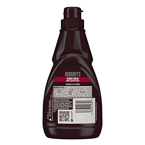 Hersheys Sundae Dream, Double Chocolate Syrup, 15 Oz