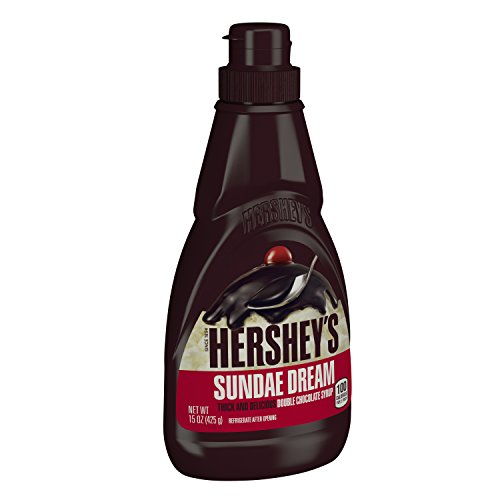 Hersheys Sundae Dream, Double Chocolate Syrup, 15 Oz