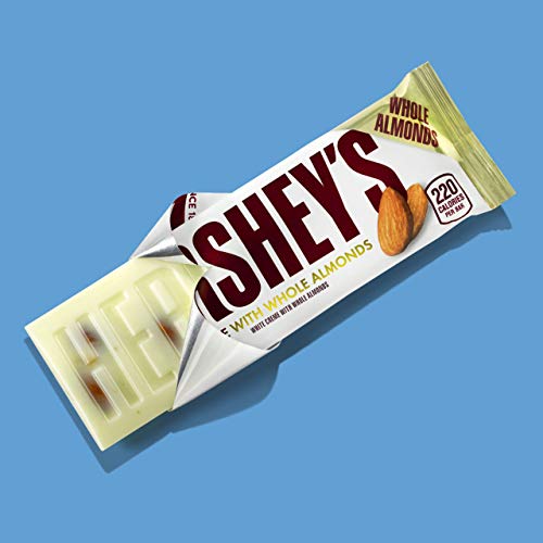 Hersheys White Creme With Almonds Candy Bar, 1.45 Oz 36Count