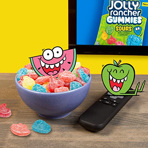 Jolly Rancher Sours Assorted Fruit Flavored Gummies Candy, Movie
