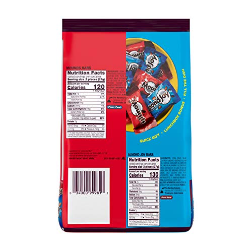 Almond Joy Mounds Miniatures Candy Assortment, 32.1 Oz