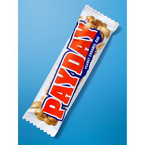 Payday Peanut Caramel Candy, Bulk, Individually Wrapped, 1.85 Oz
