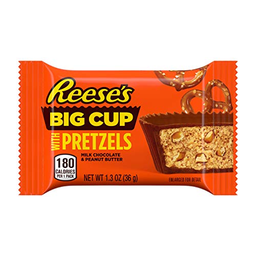 Reeses Big Cups With Pretzels Milk Chocolate Peanut Butter Cups