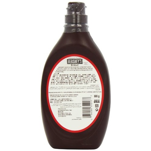Hersheys Syrup, Genuine Chocolate Flavor, 24 Oz, Pack Of 3