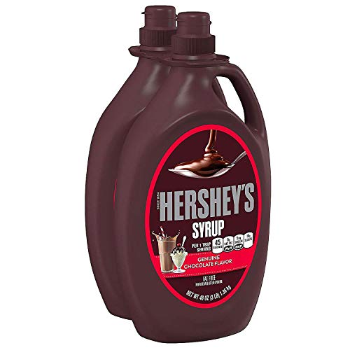 Hershys Chocolate Syrup, 2 / 48 Oz. Bottles - Pack Of 2