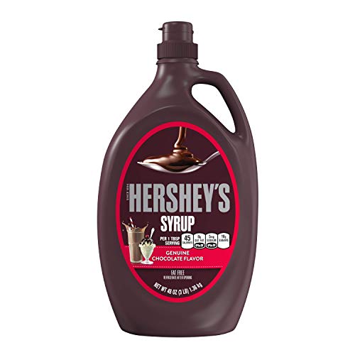 Hershys Chocolate Syrup, 2 / 48 Oz. Bottles - Pack Of 2