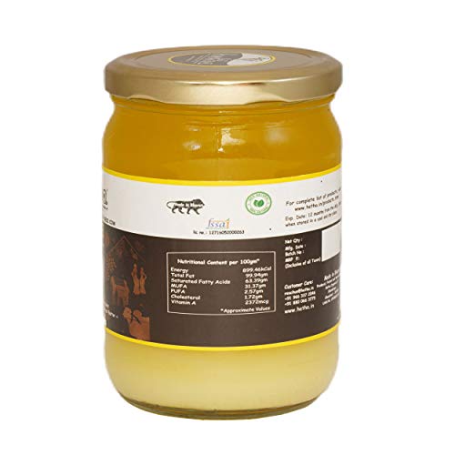 Hetha Organics Indian Desi Cow A2 Cultured Bilona Ghee Made In B