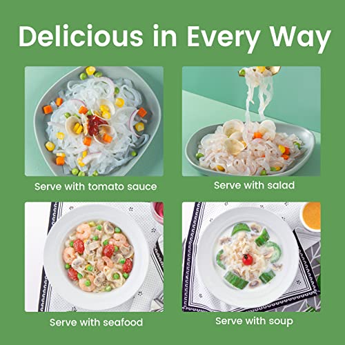 Hethstia Shirataki Noodle Fettuccine Pasta Low-Carb Konjac Noodl