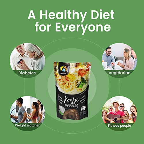 Hethstia Shirataki Noodle Fettuccine Pasta Low-Carb Konjac Noodl