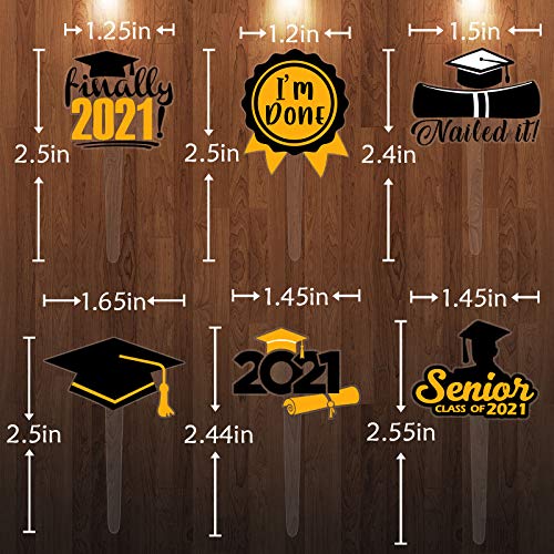 Class Of 2021 Graduation Cake Topper - Acrylic Congrats Grad You