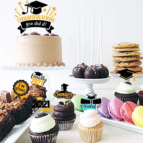 Class Of 2021 Graduation Cake Topper - Acrylic Congrats Grad You