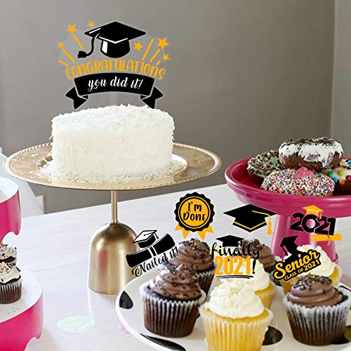 Class Of 2021 Graduation Cake Topper - Acrylic Congrats Grad You