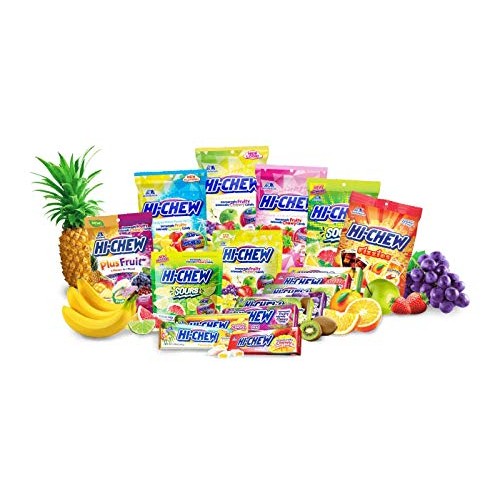 Hi-Chew Sensationally Chewy Japanese Fruit Candy, Tropical Mix,
