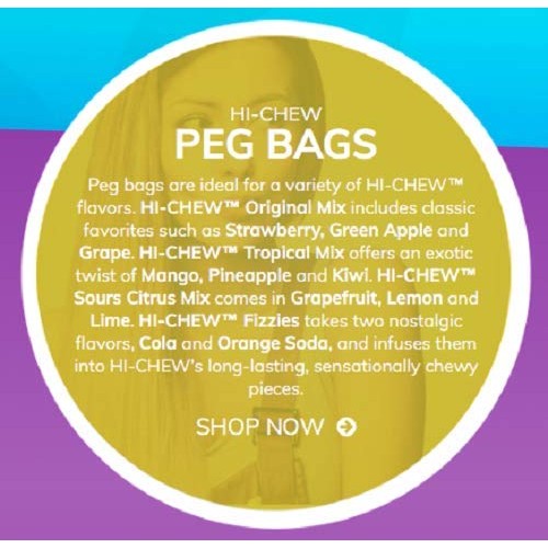 Hi-Chew Sensationally Chewy Japanese Fruit Candy, Tropical Mix,