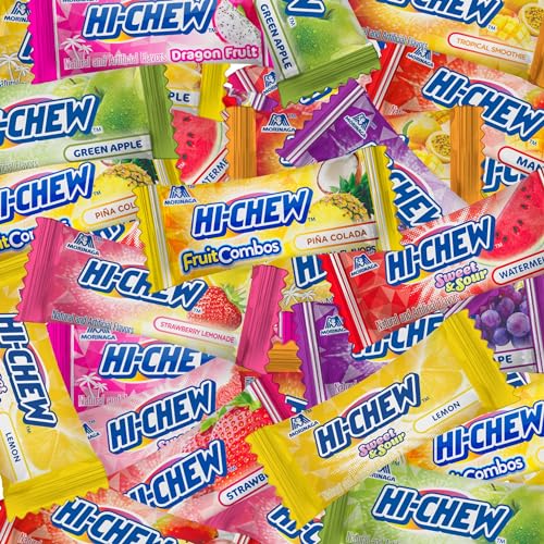 HI-CHEW Variety Pack, 4 Stand Up Pouches | Original Tropical Fru...
