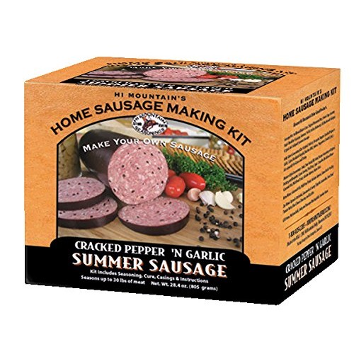 Hi Mountain Jerky Cracked Pepper N Garlic Summer Sausage Kit