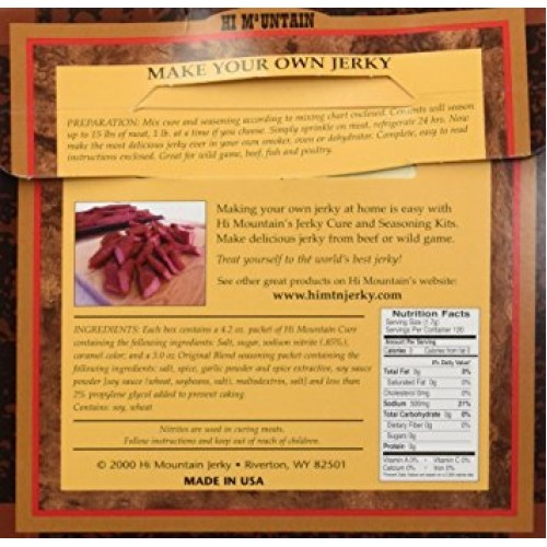 Hi Mountain Jerky Seasoning – Original Blend – Make Your Own Jer