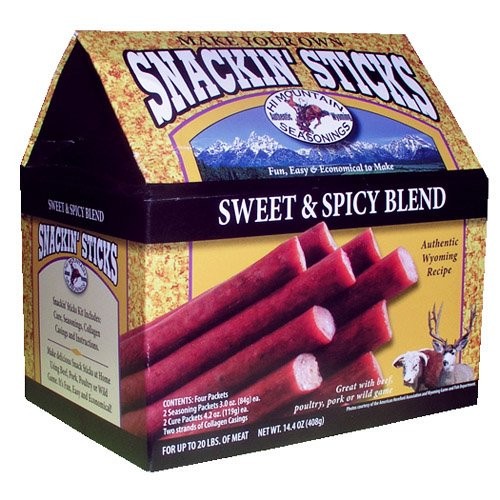 Hi Mountain Jerky Sweet &Amp; Spicy Blend Snackin Stick Kit