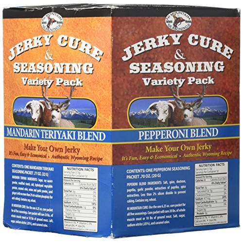 Hi Mountain Jerky Seasoning Variety Pack No. 2 Contains Five Fla