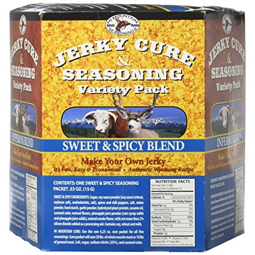 Hi Mountain Jerky Seasoning Variety Pack No. 2 Contains Five Fla