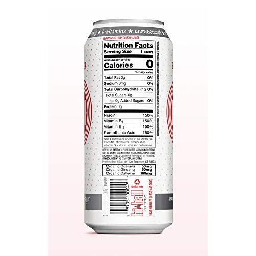 Hiball Energy Grapefruit Sparkling Energy Water, Zero Sugar And