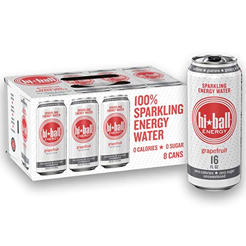 Hiball Energy Grapefruit Sparkling Energy Water, Zero Sugar And
