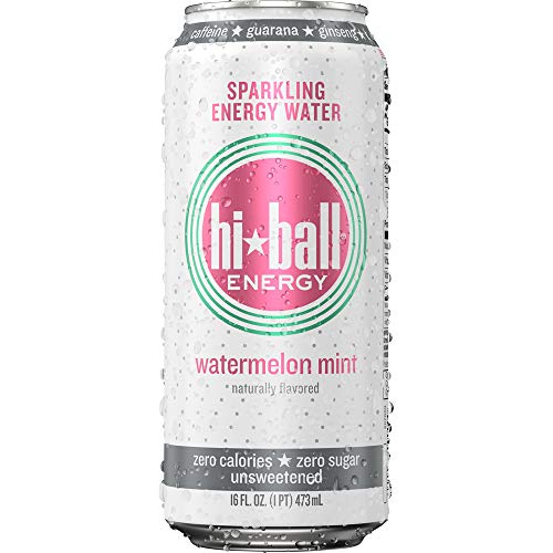 Hiball Energy Watermelon Mint Sparkling Energy Water, 16 Fluid O Hiball Energy Watermelon Mint Sparkling Energy Water, 16 Fluid O