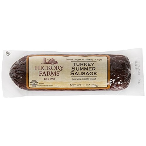 Hickory Farms Turkey Summer Sausage Net Wt.10 Oz