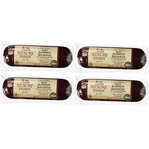 Hickory Farms Beef Summer Sausage 10 Ounce Pack Of 4