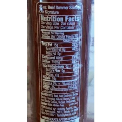 Hickory Farms Beef Summer Sausage, 26 Ounces