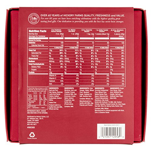 Hickory Farms Christmas And Holiday 4-Piece Farmhouse Sausage &Amp;